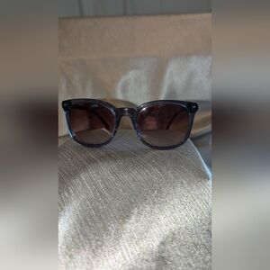 FOSSIL Sunglasses Blue Plastic/Metal Frames with Brown Lens
